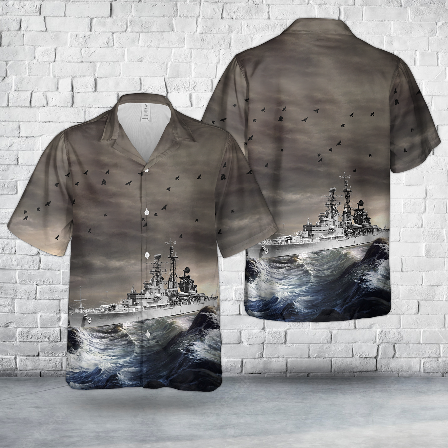US Navy USS Little Rock (CL-92/CLG-4/CG-4) Hawaiian Shirt