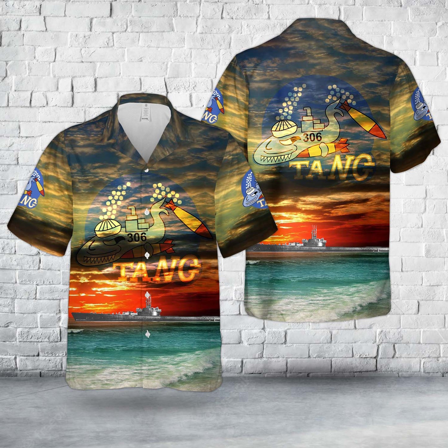 US Navy USS Tang (SS-306) Balao-class submarine In WWII Hawaiian Shirt