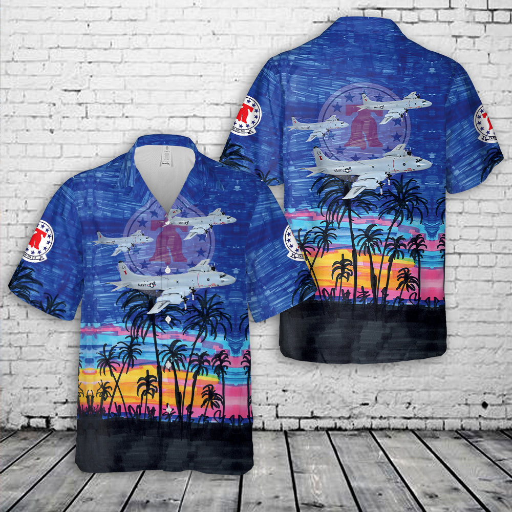 US Navy VP-66 P-3C Orion Liberty Bells Hawaiian Shirt