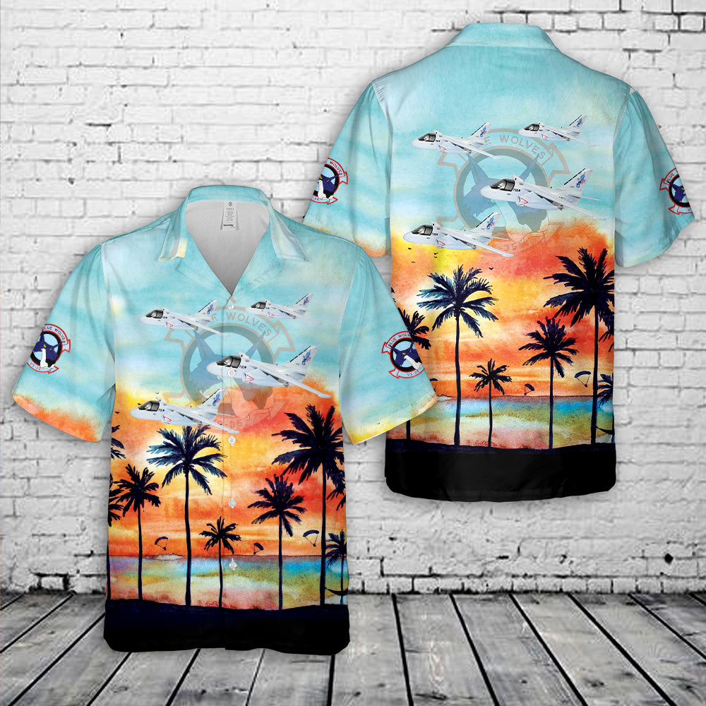 US Navy VS-35 Lockheed S-3B Viking Hawaiian Shirt