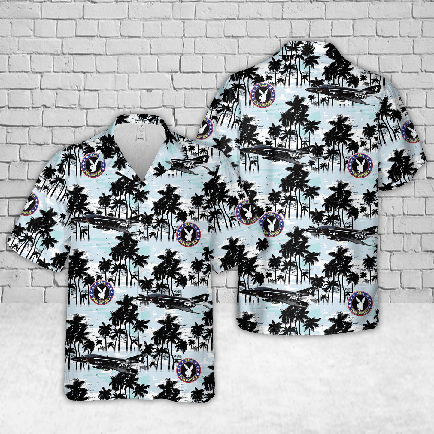 US Navy VX-4, Air Test and Evaluation Squadron Four, F-4J Phantom Hawaiian Shirt