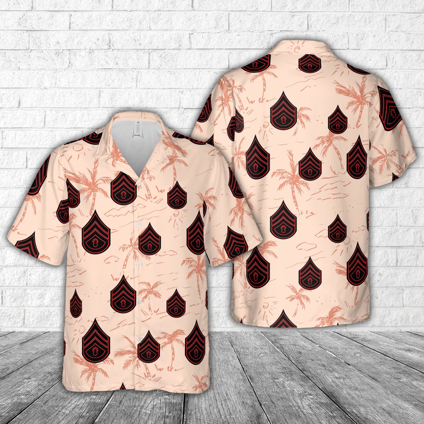 US Sergeant First Class Ordinance Corps 1902-1909 Hawaiian Shirt