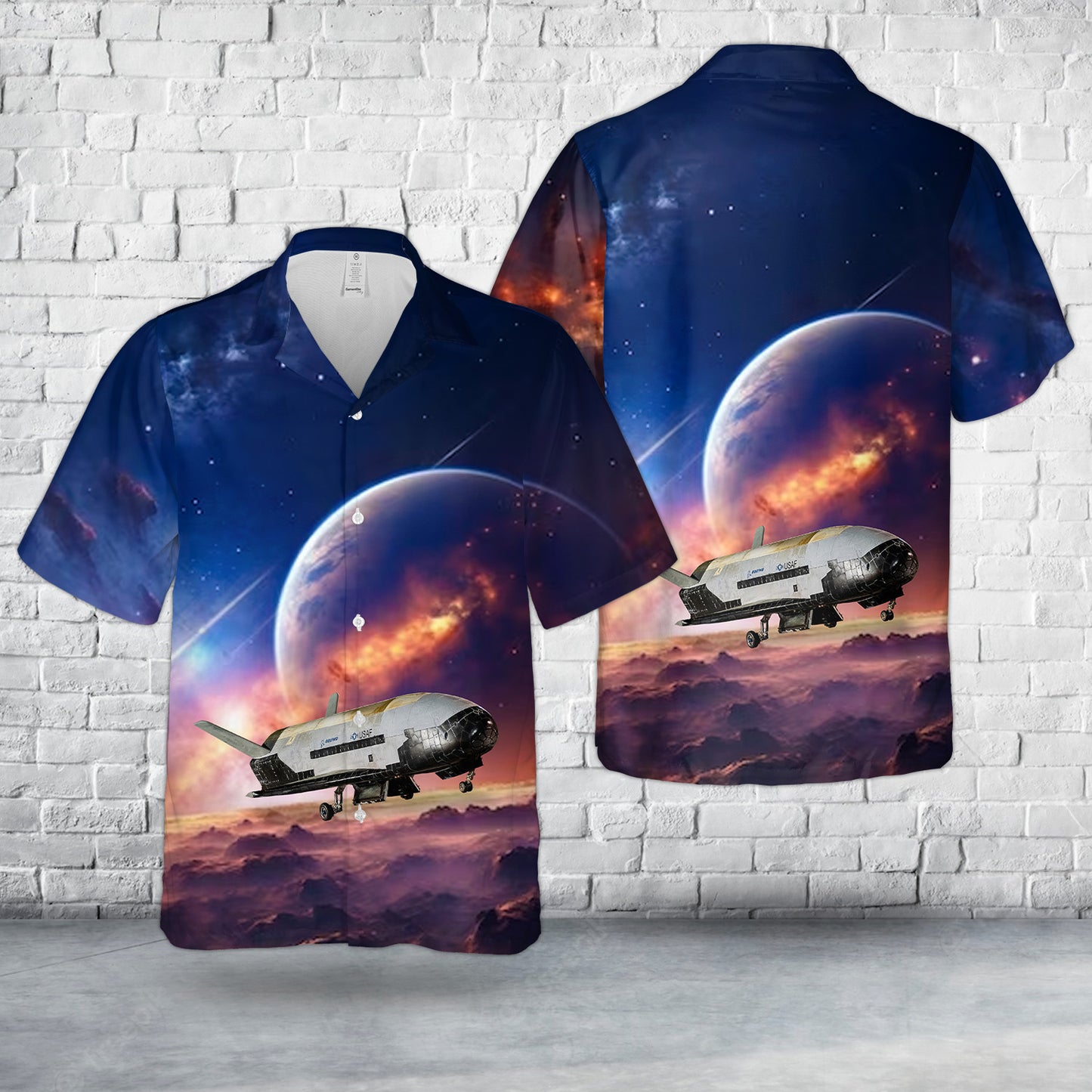 US Space Force X-37B Orbital Test Vehicle Hawaiian Shirt