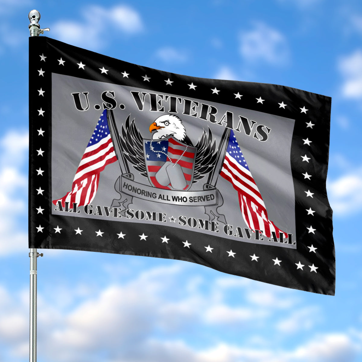 US Veterans House Flag