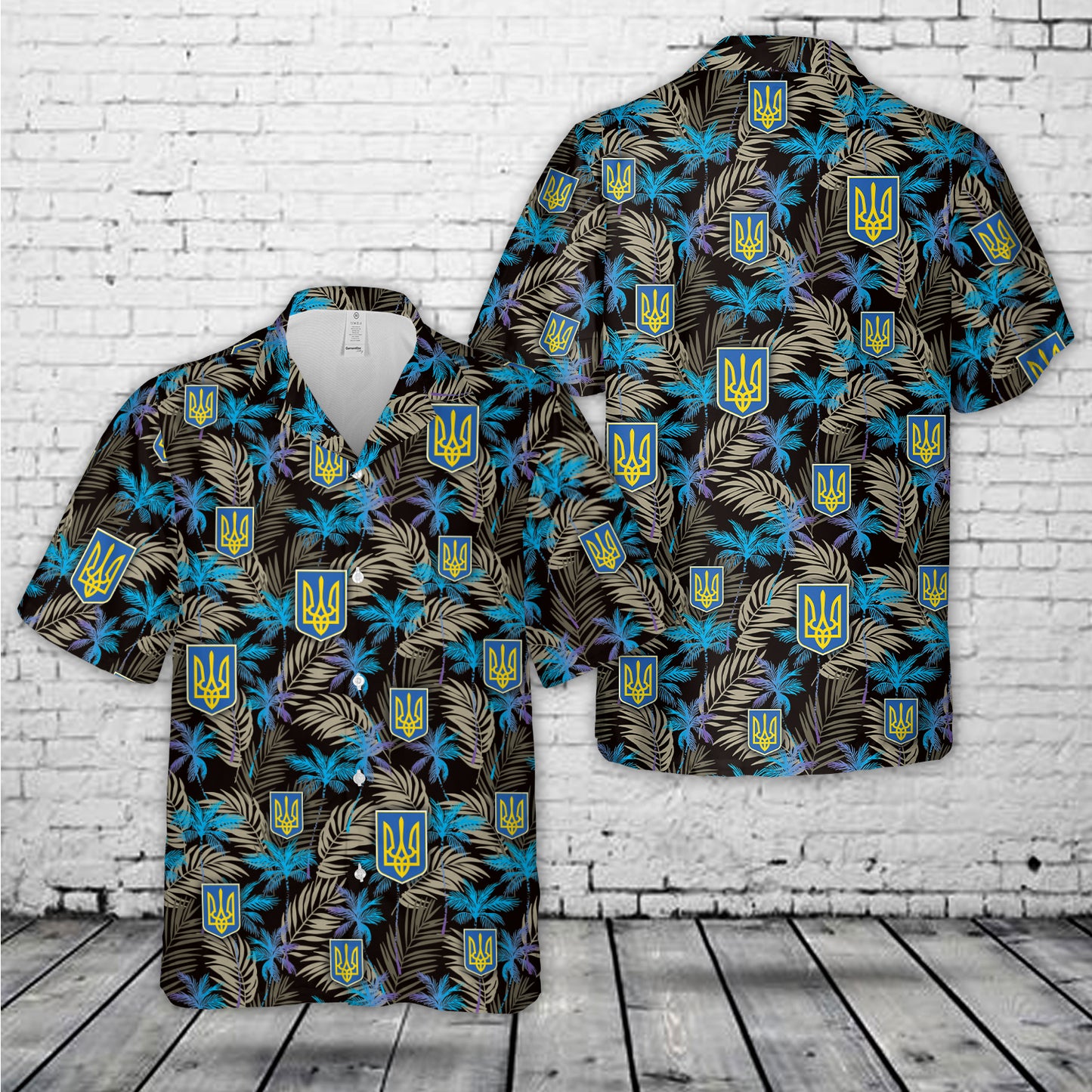 Ukrainian Coat of Arms Hawaiian Shirt