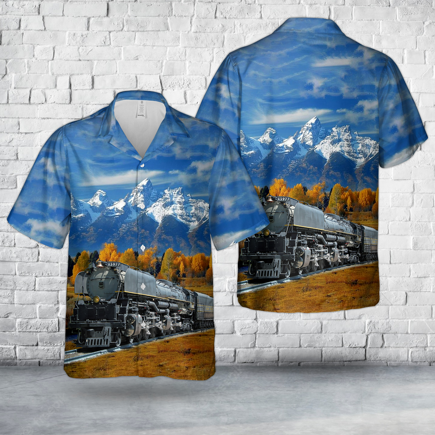 Union Pacific "Challenger" 3977 (1943) Hawaiian Shirt