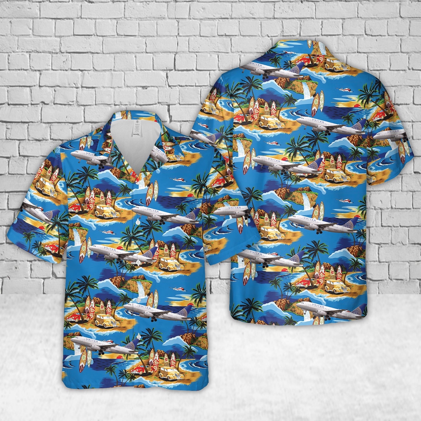 United Airlines (UAL) - Airbus A319-100 Hawaiian Shirt