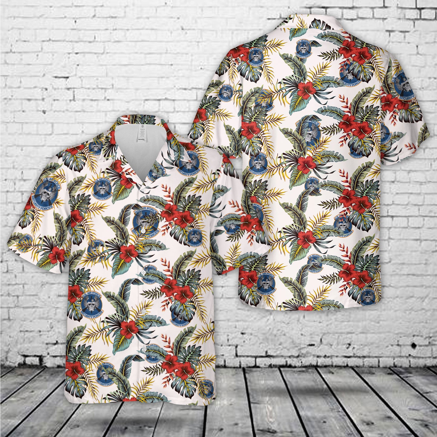 United States Air Force Security Forces Hawaiian Shirt