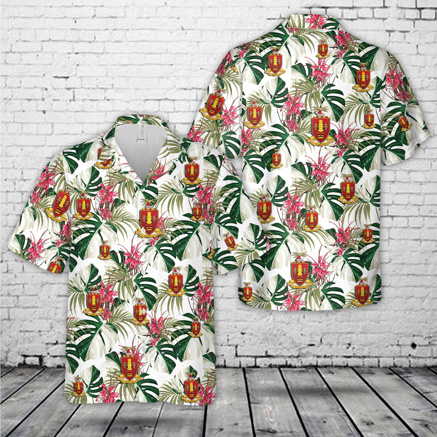 United States Army Field Artillery School (USAFAS) Hawaiian Shirt