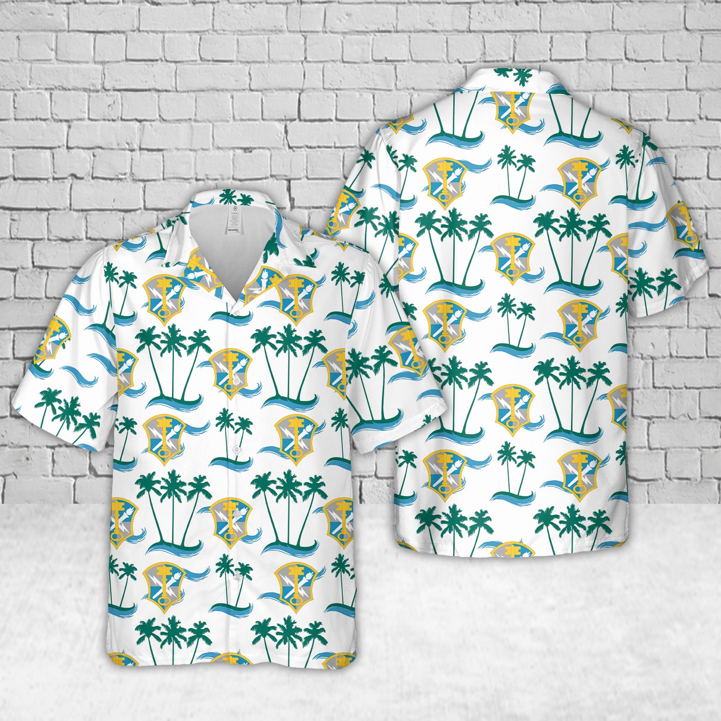 United States Army Intelligence and Security Command (INSCOM) Hawaiian Shirt