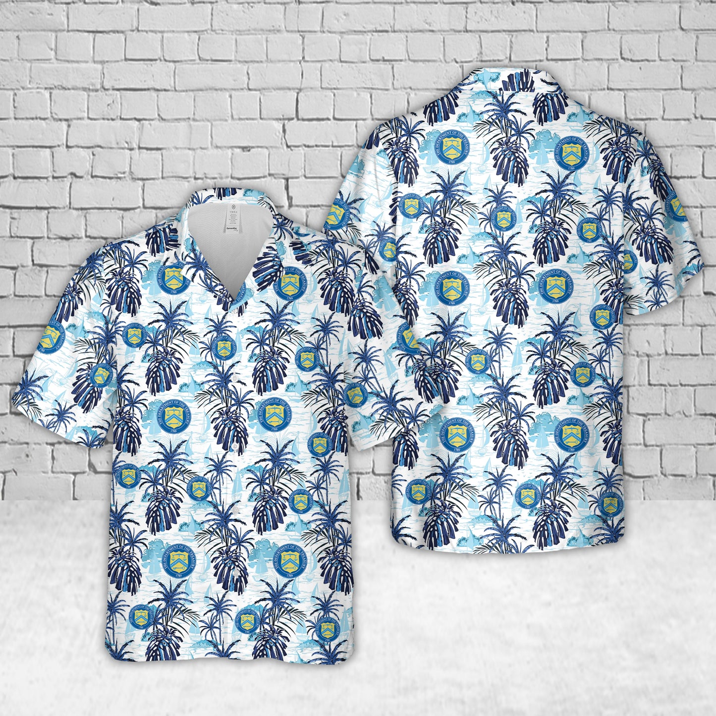 United States Department of the Treasury (USDT) Hawaiian Shirt