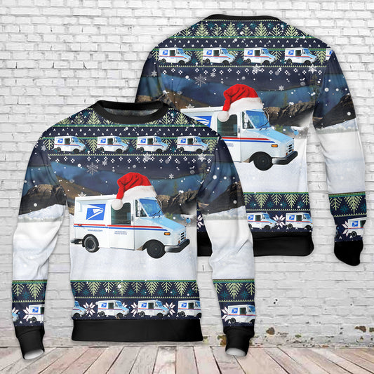 United States Postal Service Grumman LLV Christmas Sweater