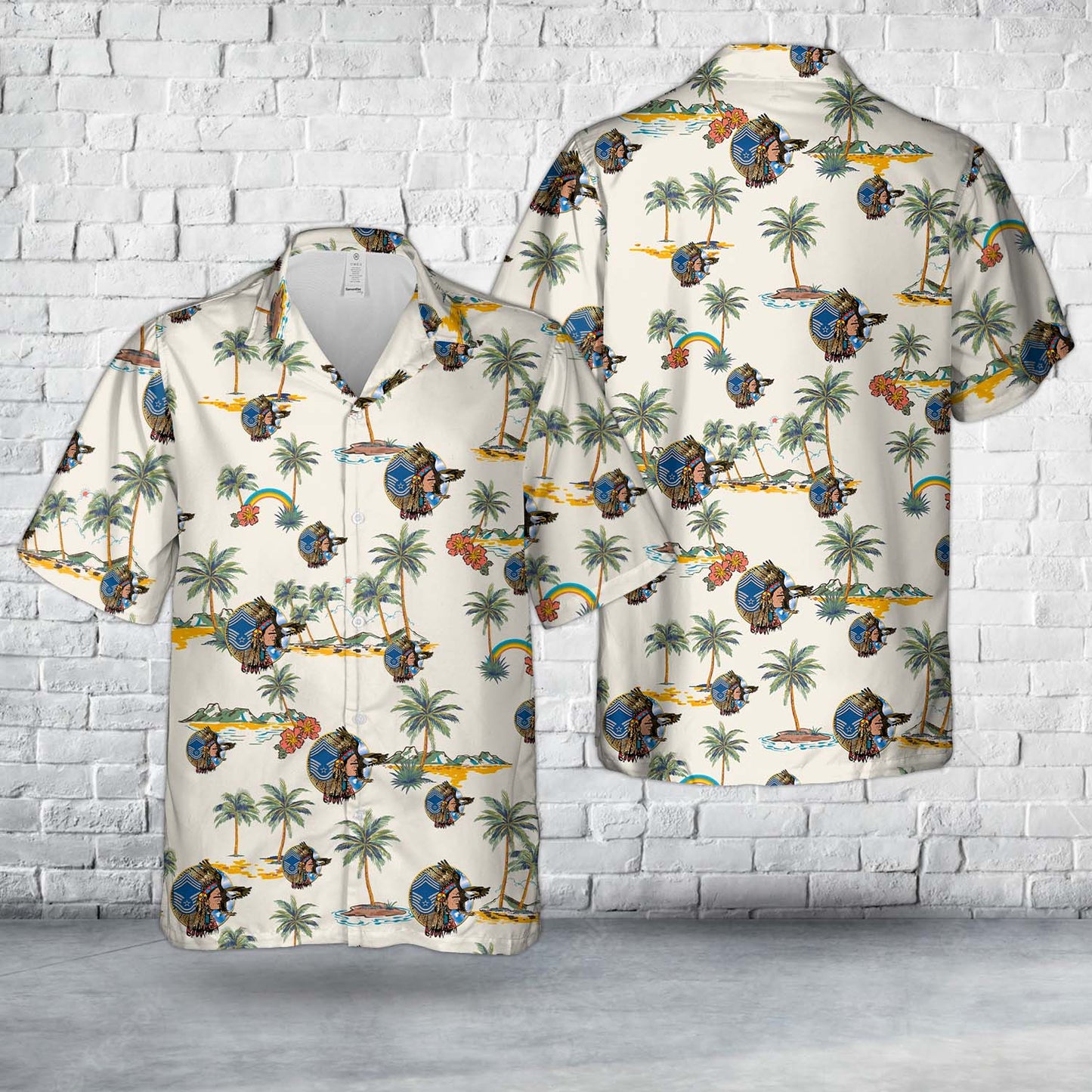 Usaf Chief Head - Chief Master Sergeant Of The Air Force Hawaiian Shirt