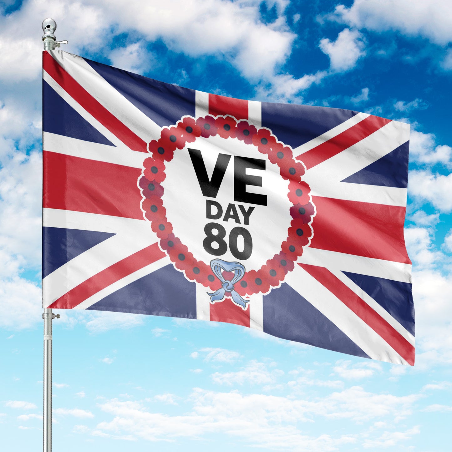 VE Day 80 House Flag
