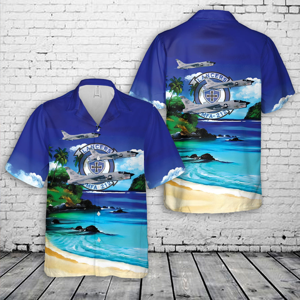 VMF(AW)-212 F-8E Hawaiian Shirt