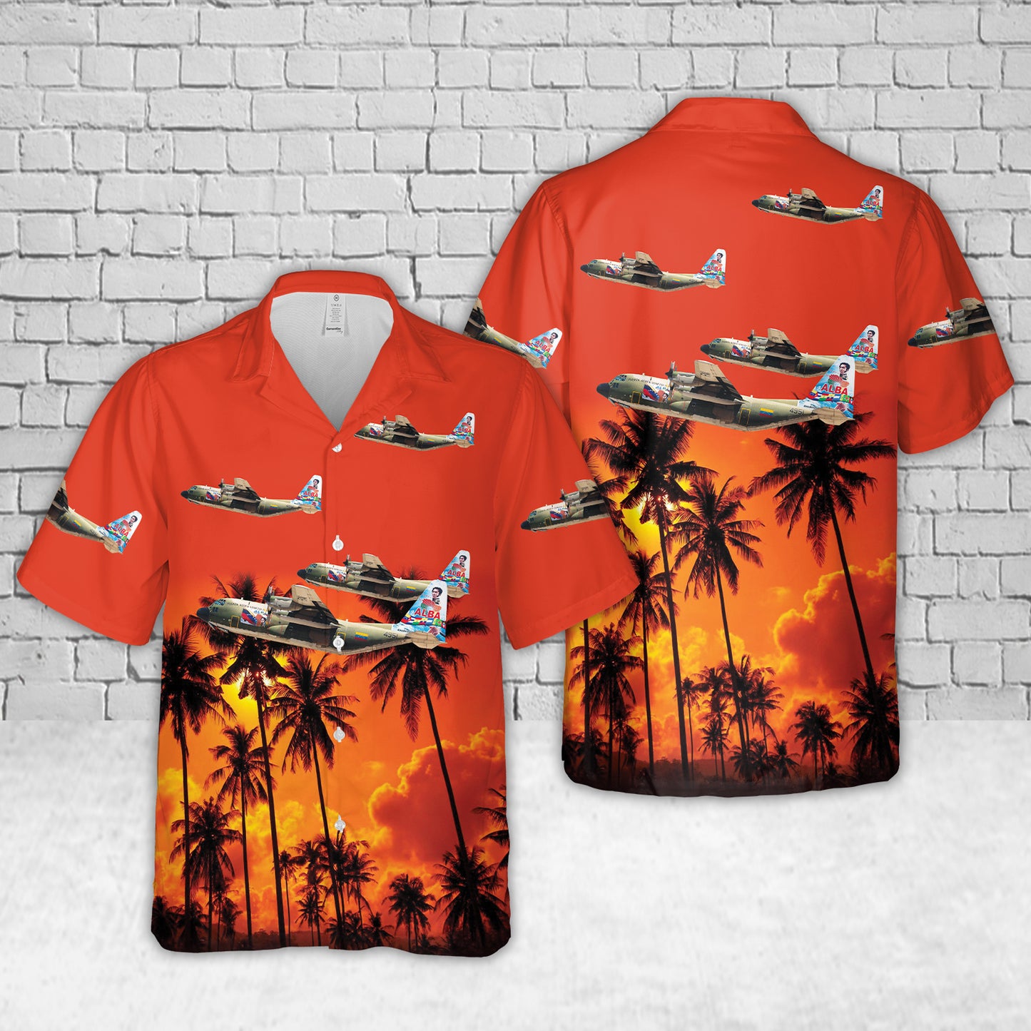 Venezuelan Air Force Lockheed C-130H Hercules Hawaiian Shirt