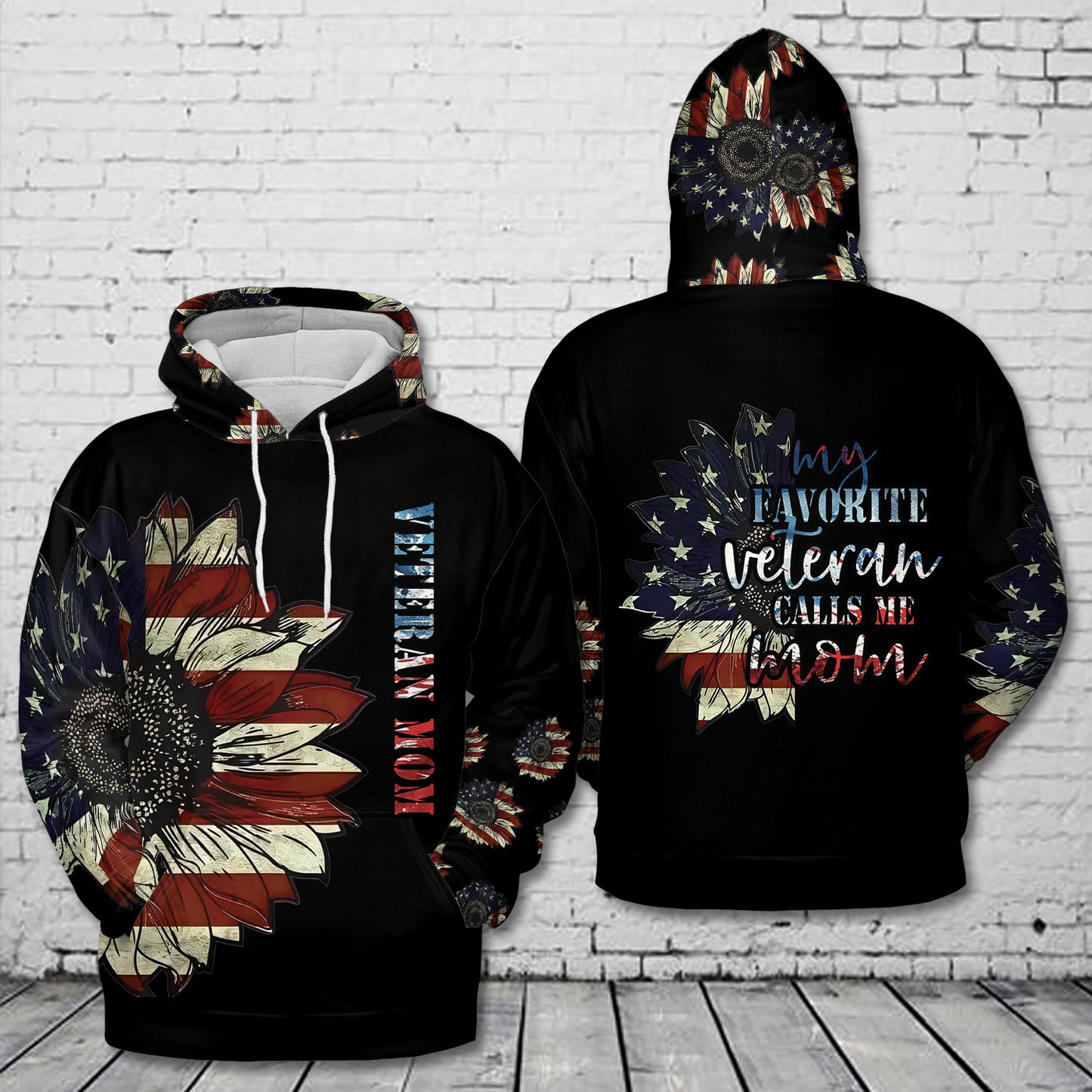 Veteran Mom 3D Hoodie