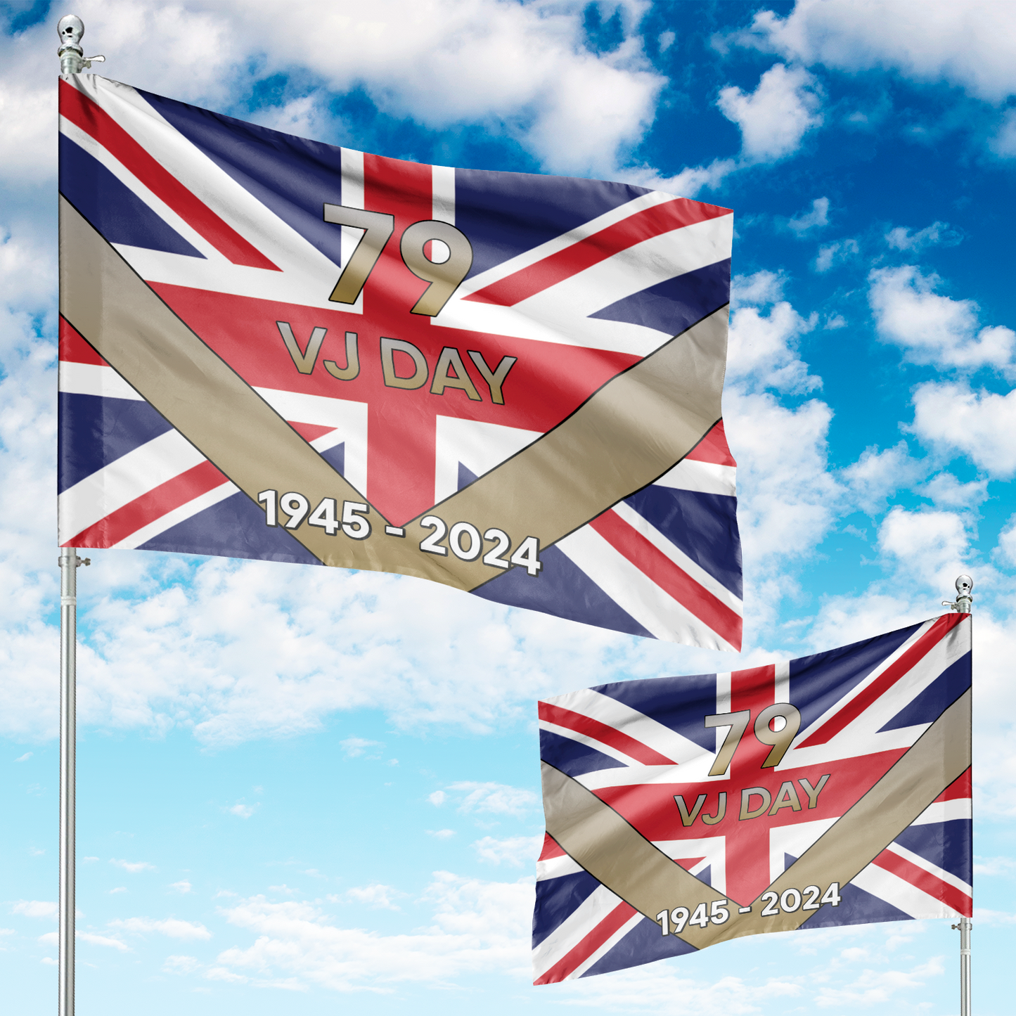Victory over Japan Day House Flag