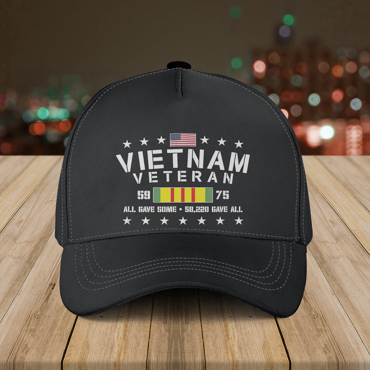 Vietnam Veteran 50th Anniversary of the End of The Vietnam War Baseball Cap
