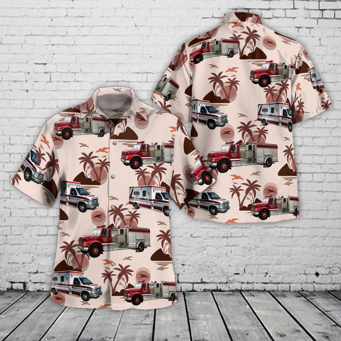 Vinalhaven Fire & EMS, Maine Hawaiian Shirt