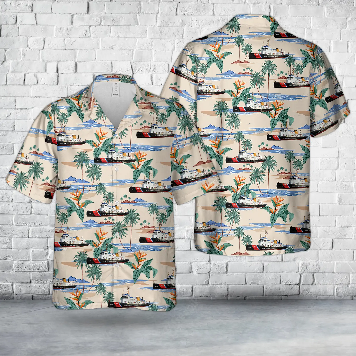 WTGB 101 United States Coast Guard Cutter Katmai Bay Hawaiian Shirt