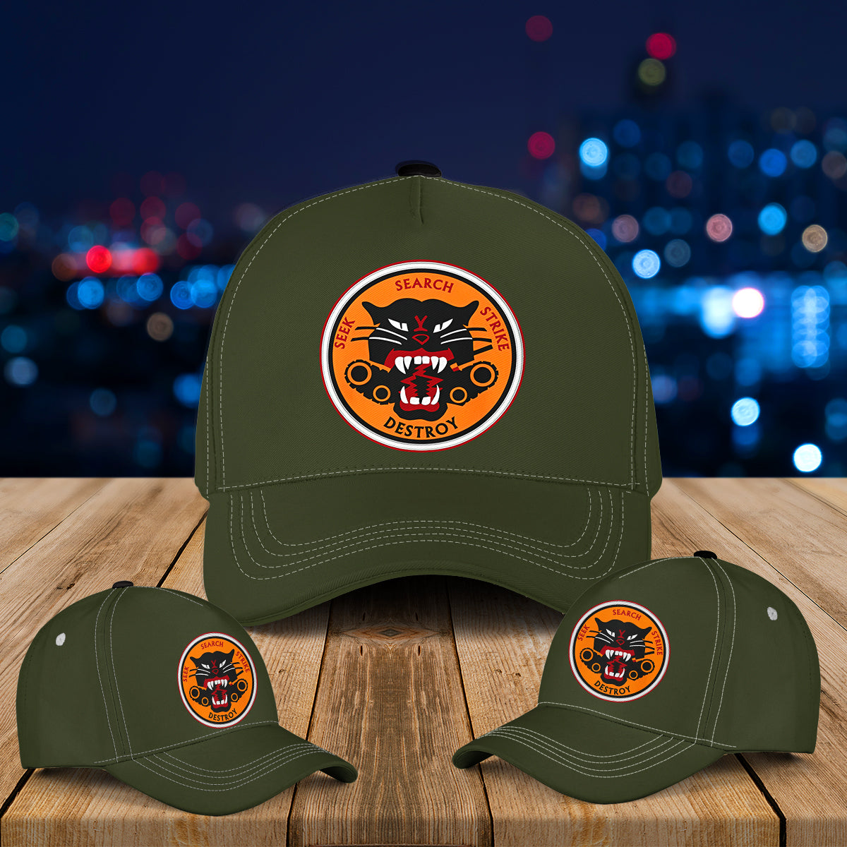 WW2 US Army 818th Tank Destroyer Battalion Baseball Cap