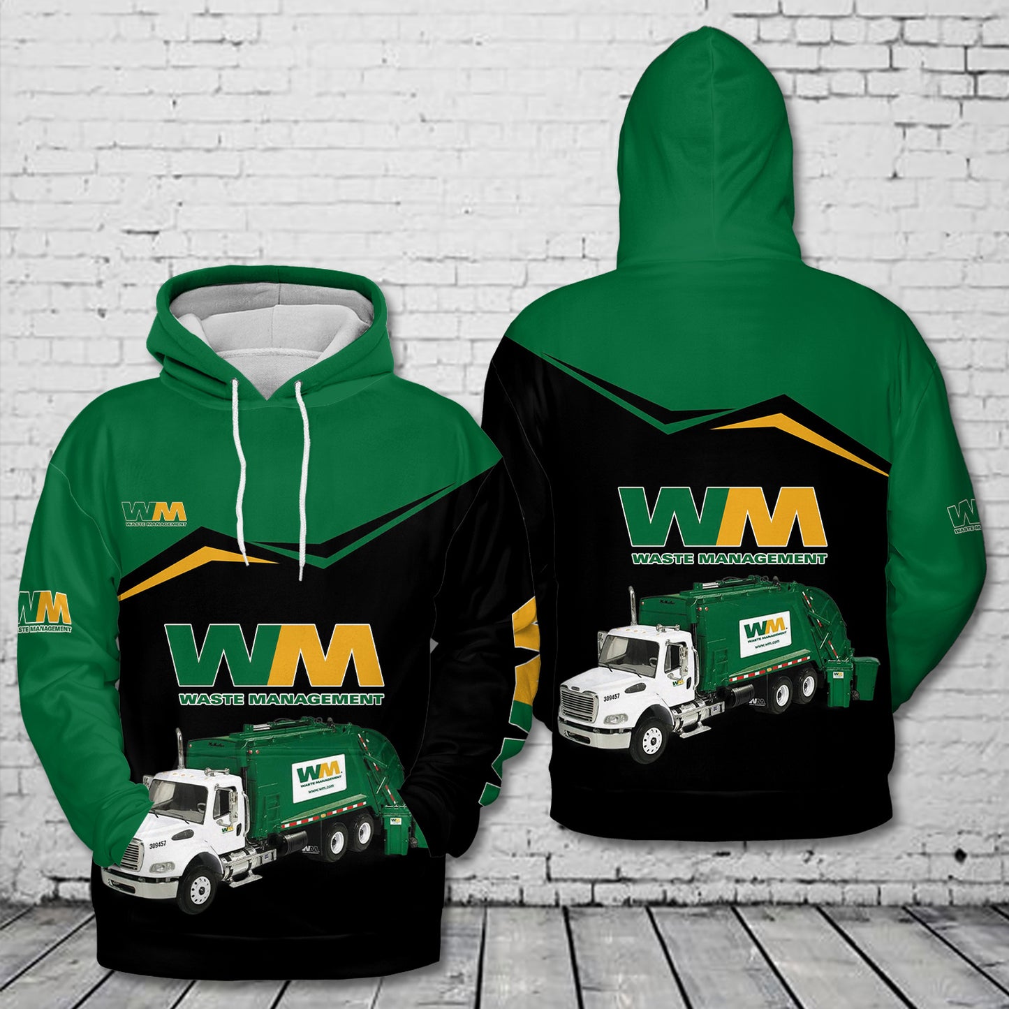 Waste Management 3D Hoodie