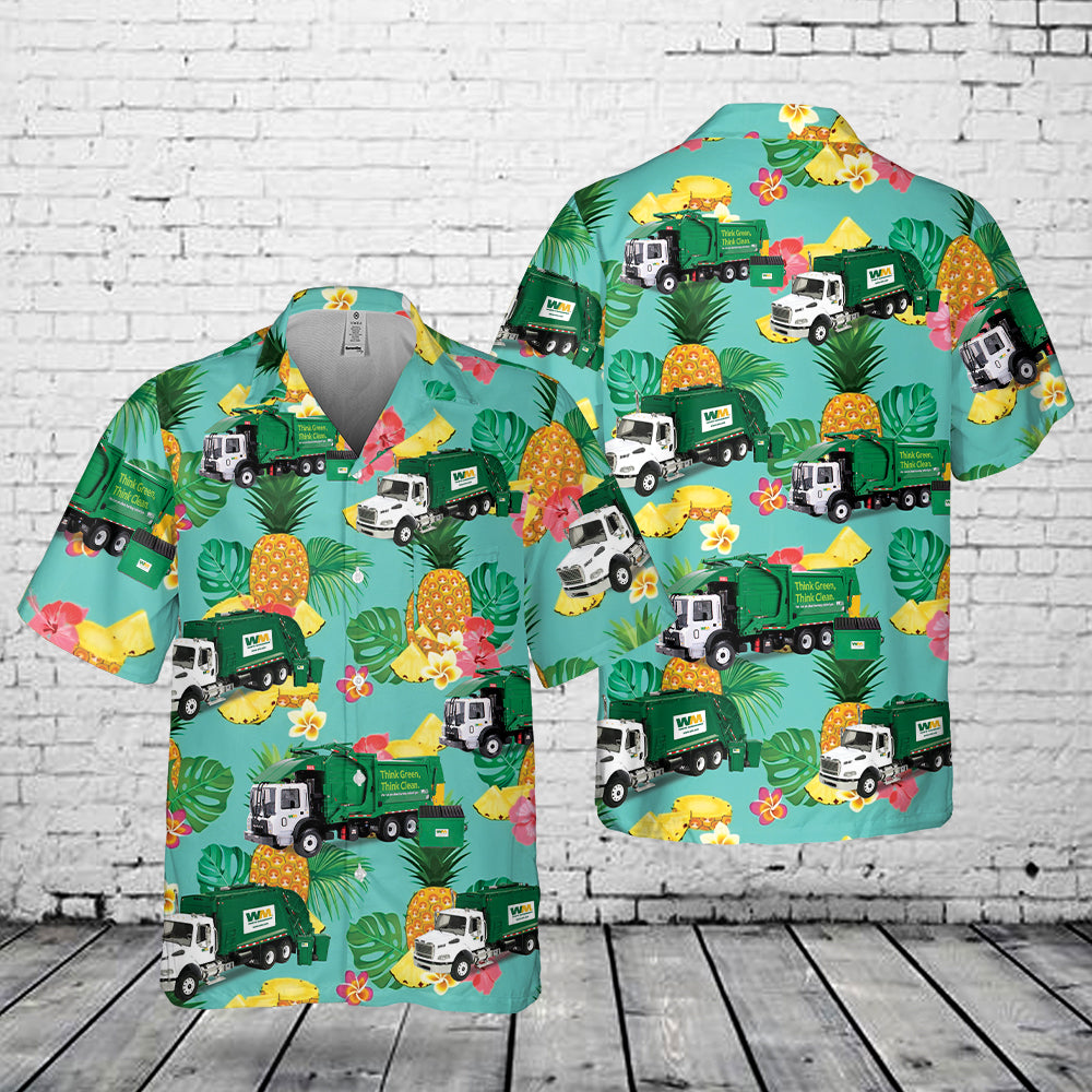 Waste Management Pocket Hawaiian Shirt