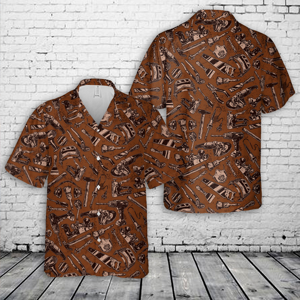Welder Tools Hawaiian Shirt