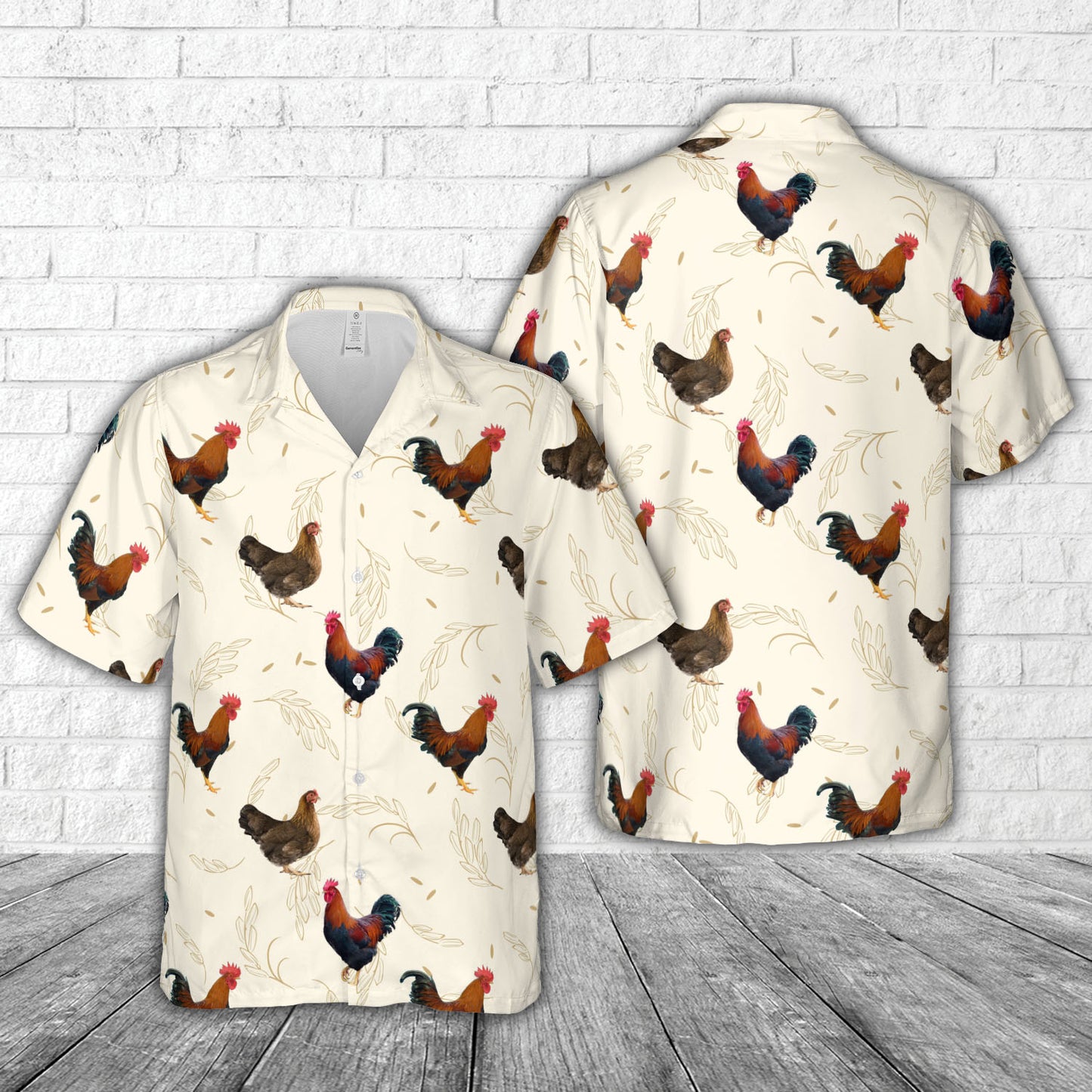 Welsummer Rooster Hawaiian Shirt