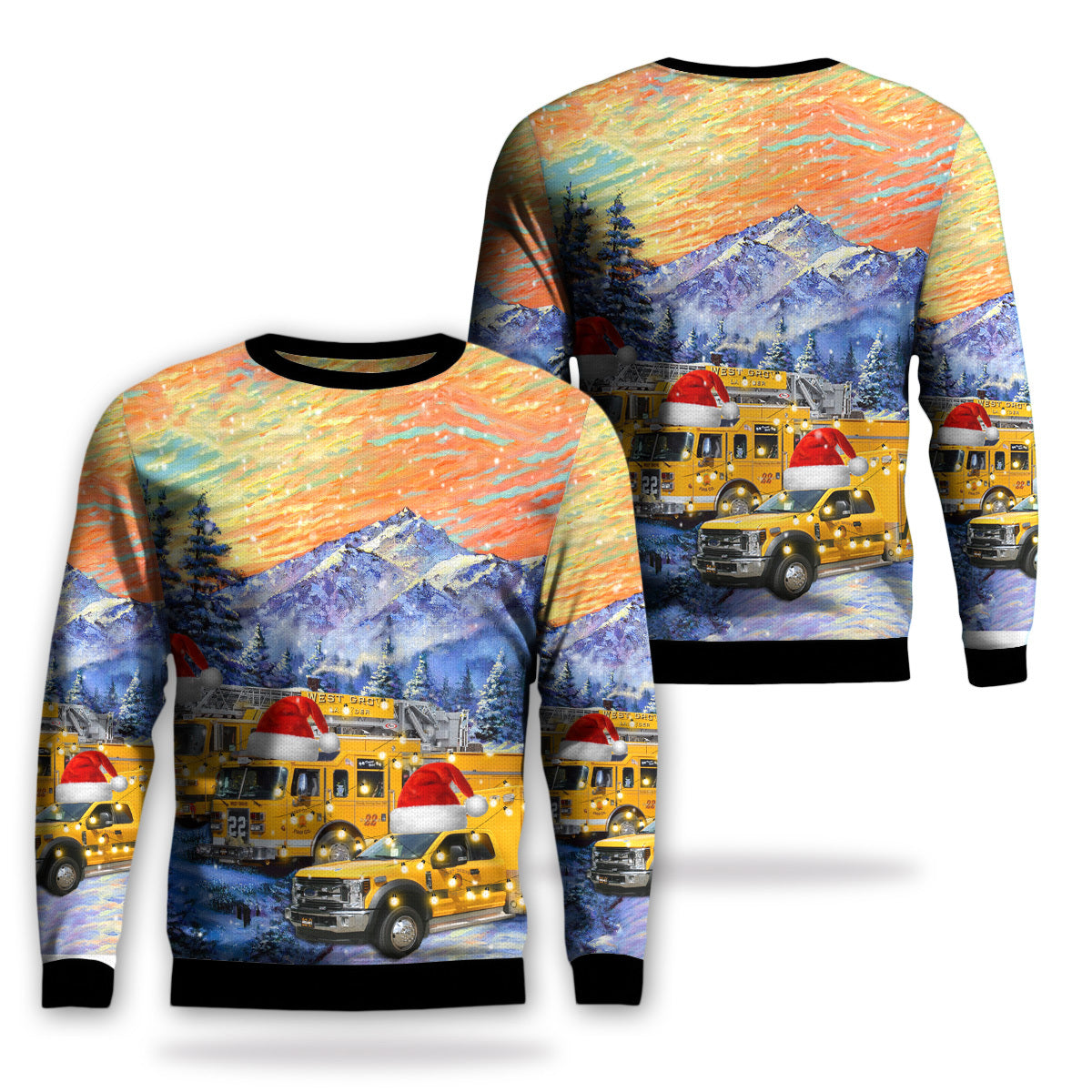 West Grove, Pennsylvania, West Grove Fire Company Station 22 Christmas AOP Ugly Sweater