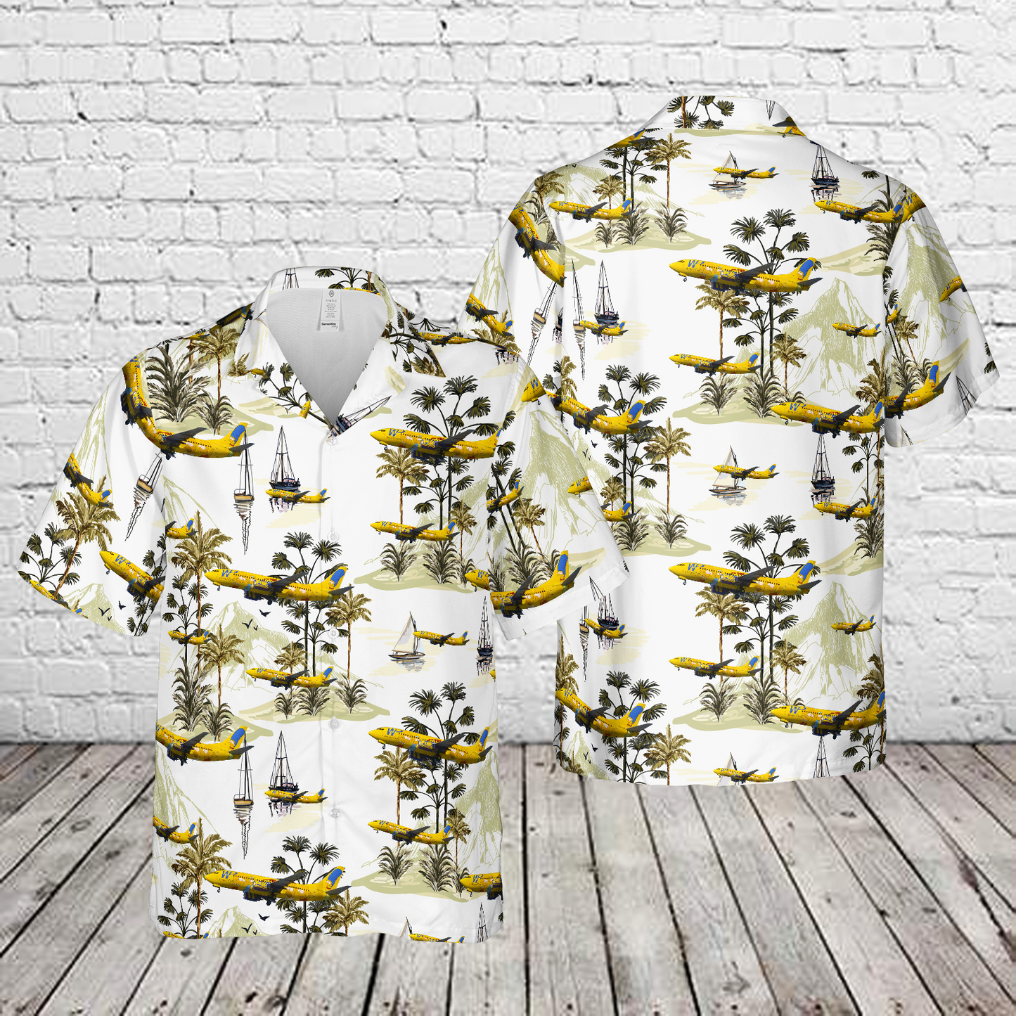 Western Pacific Airlines Boeing 737-300 Hawaiian Shirt