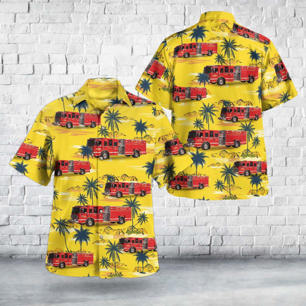 Wharton, New Jersey, Wharton Fire Department Hawaiian Shirt