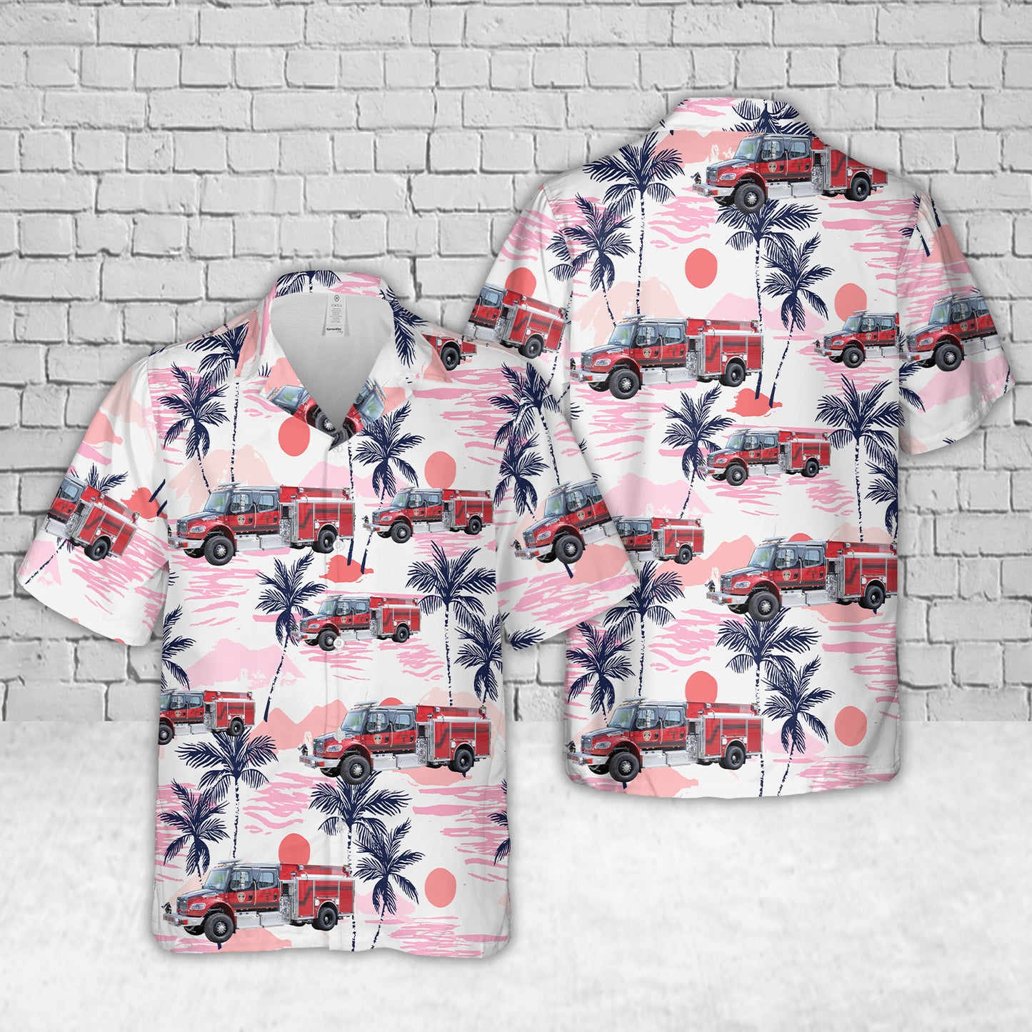 White Shield, North Dakota, White Shield Fire District Hawaiian Shirt