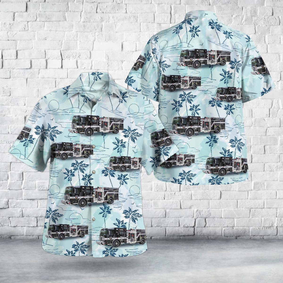 Whitehouse, Texas, Whitehouse Fire Department Hawaiian Shirt