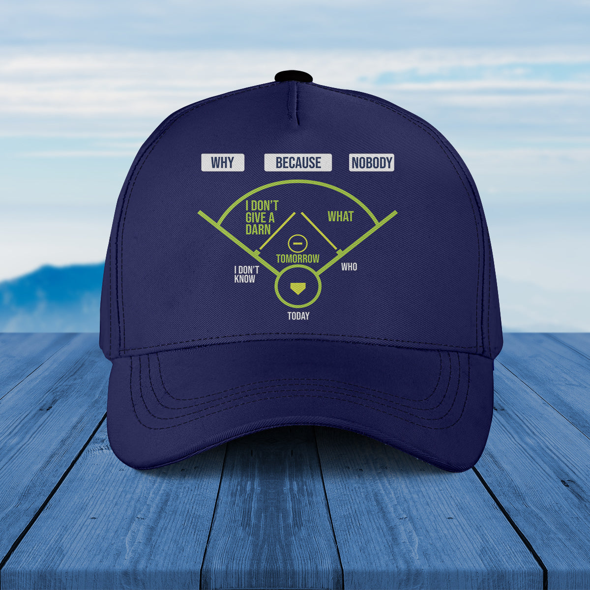 Why Because Nobody 2 Baseball Cap