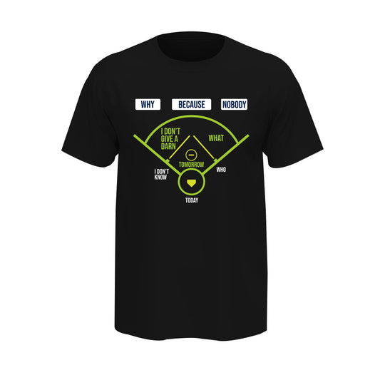 Why Because Nobody Baseball Classic Unisex T-Shirt Gildan 5000  (Made In US) DLTT1104PT02