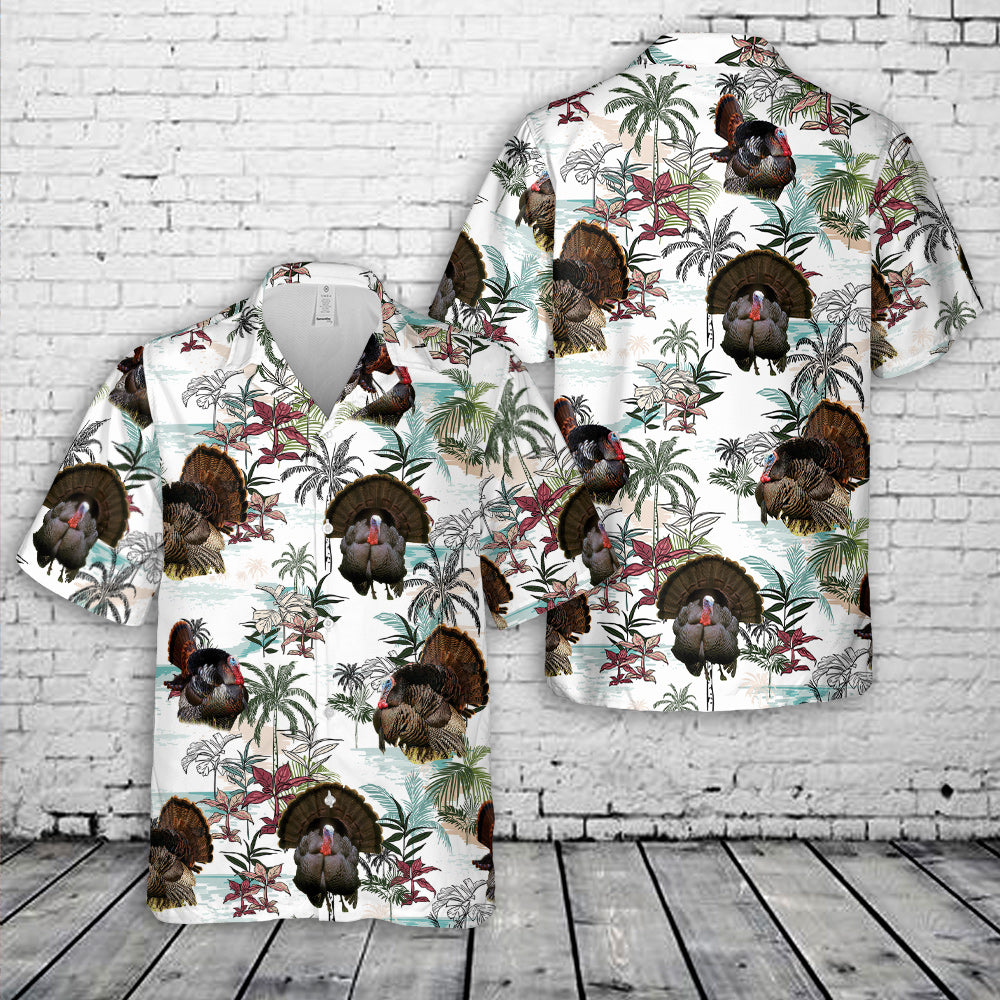 Wild Turkey Hawaiian Shirt