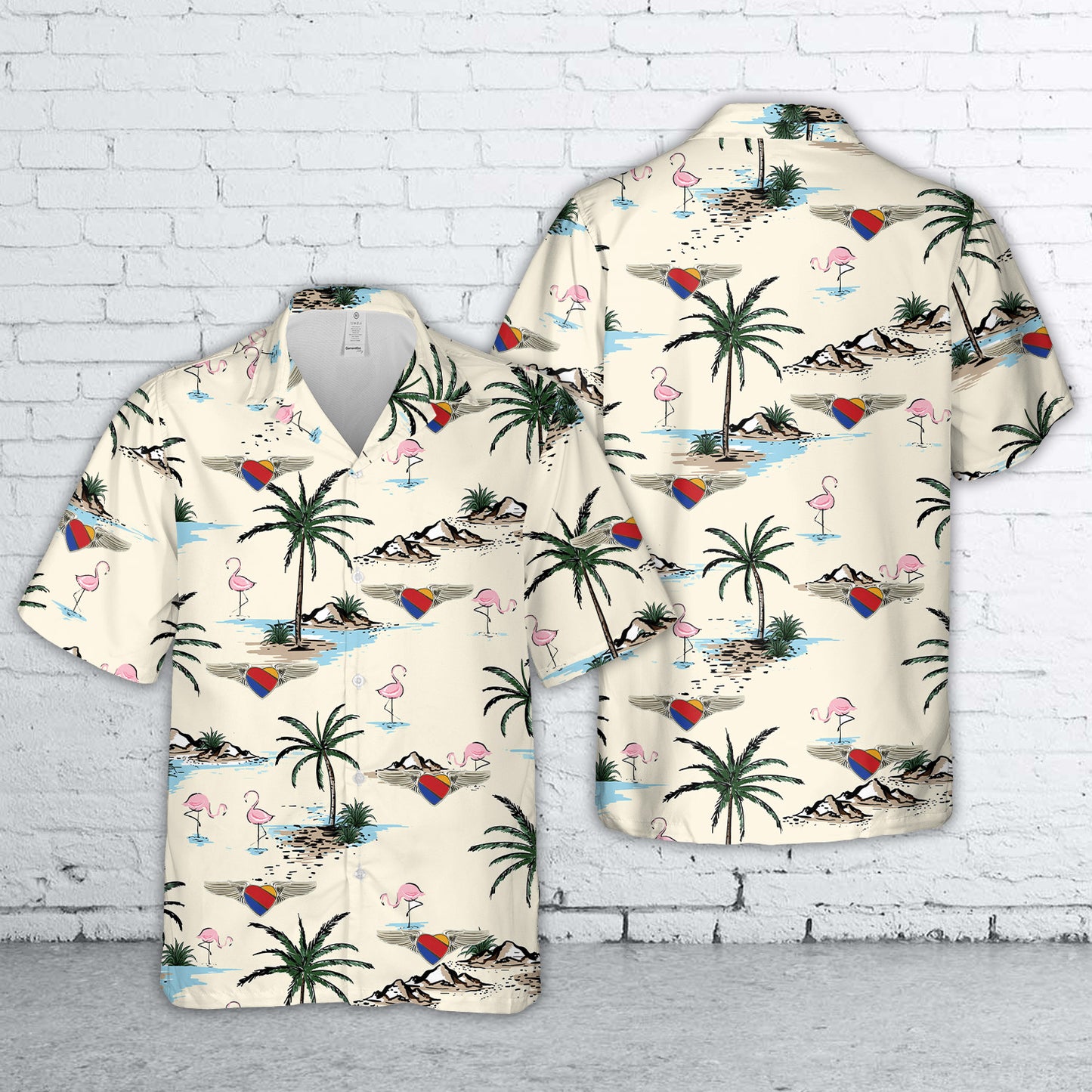 Wing SWA Southwest Airlines Hawaiian Shirt