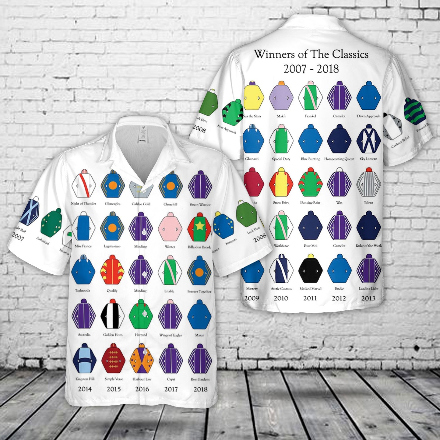 Winners of the Great British horse racing Classics 2009-2020 Hawaiian Shirt
