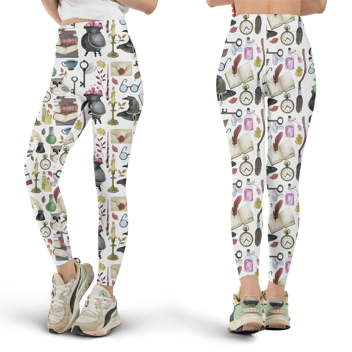 Wizard Magic Pattern Leggings