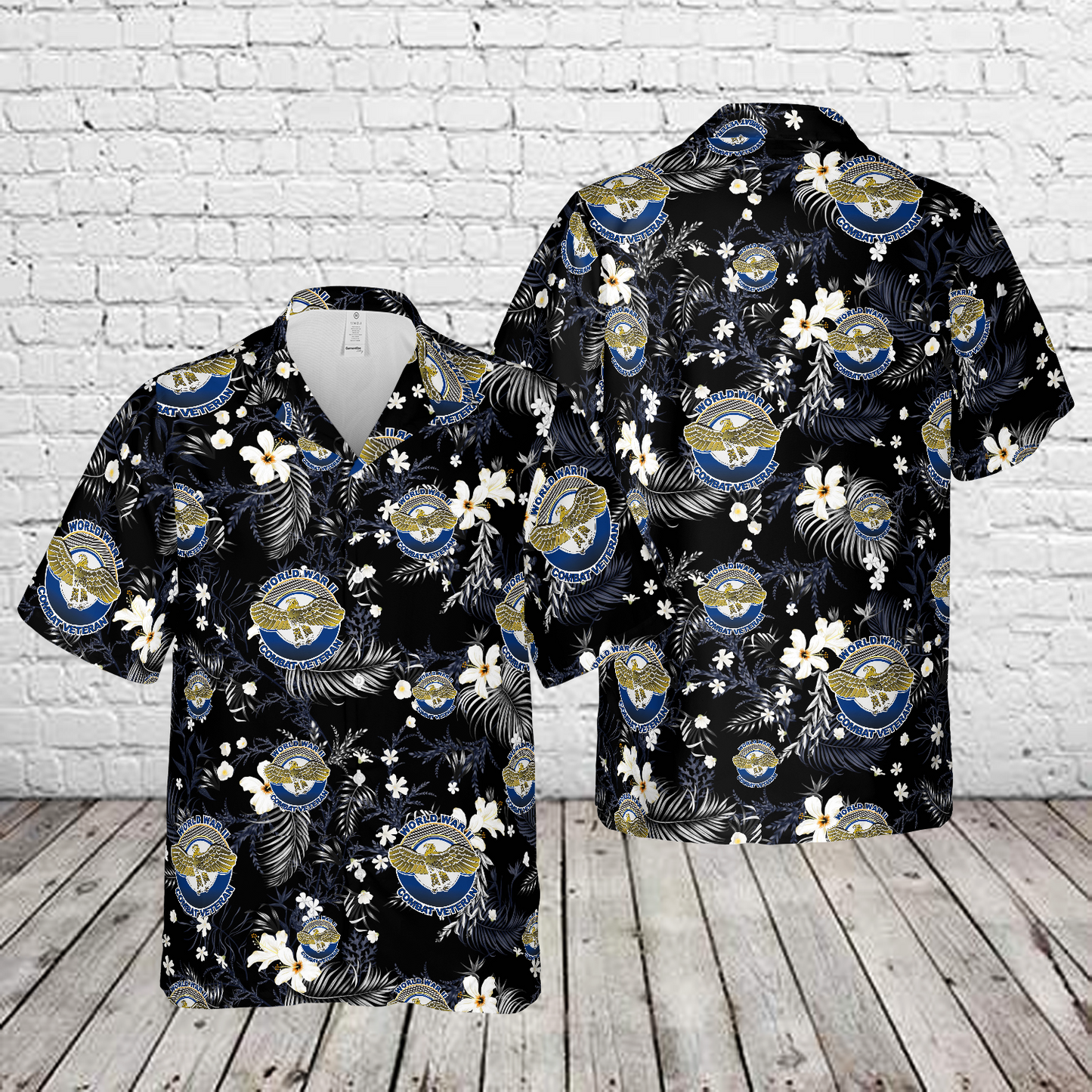 World War II Combat Veteran Hawaiian Shirt