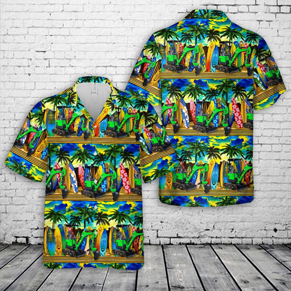 X-Cavator 20MT Mini Excavator Hawaiian Shirt