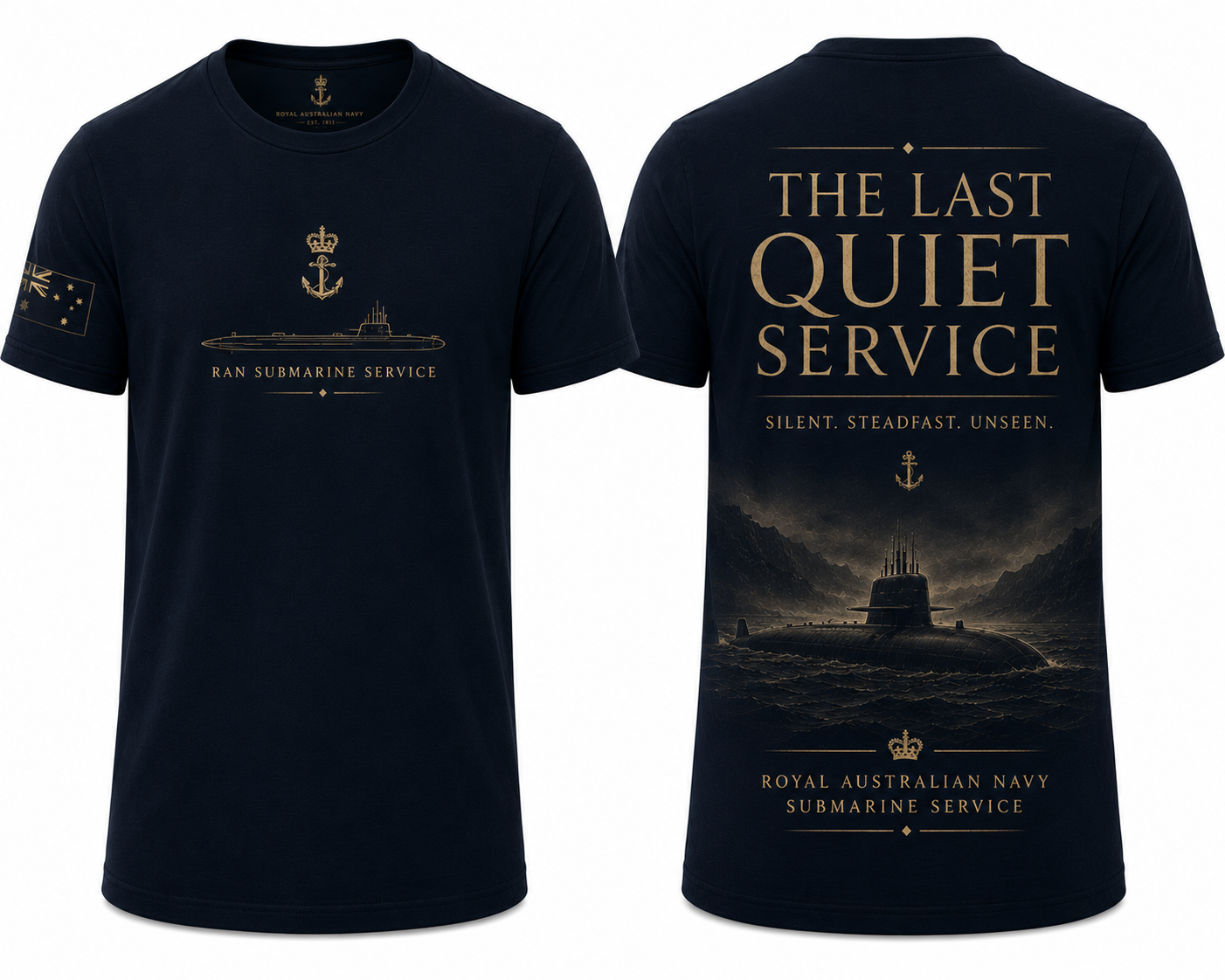 Royal Australian Navy The Last Quiet Service 3D T-Shirt