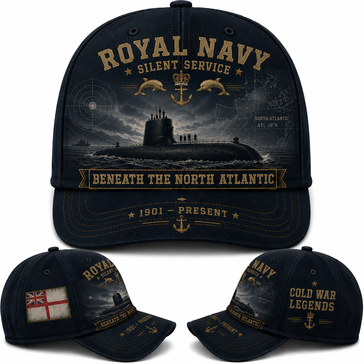 Royal Navy Cold War Legends Baseball Cap - North Atlantic Patrol Edition