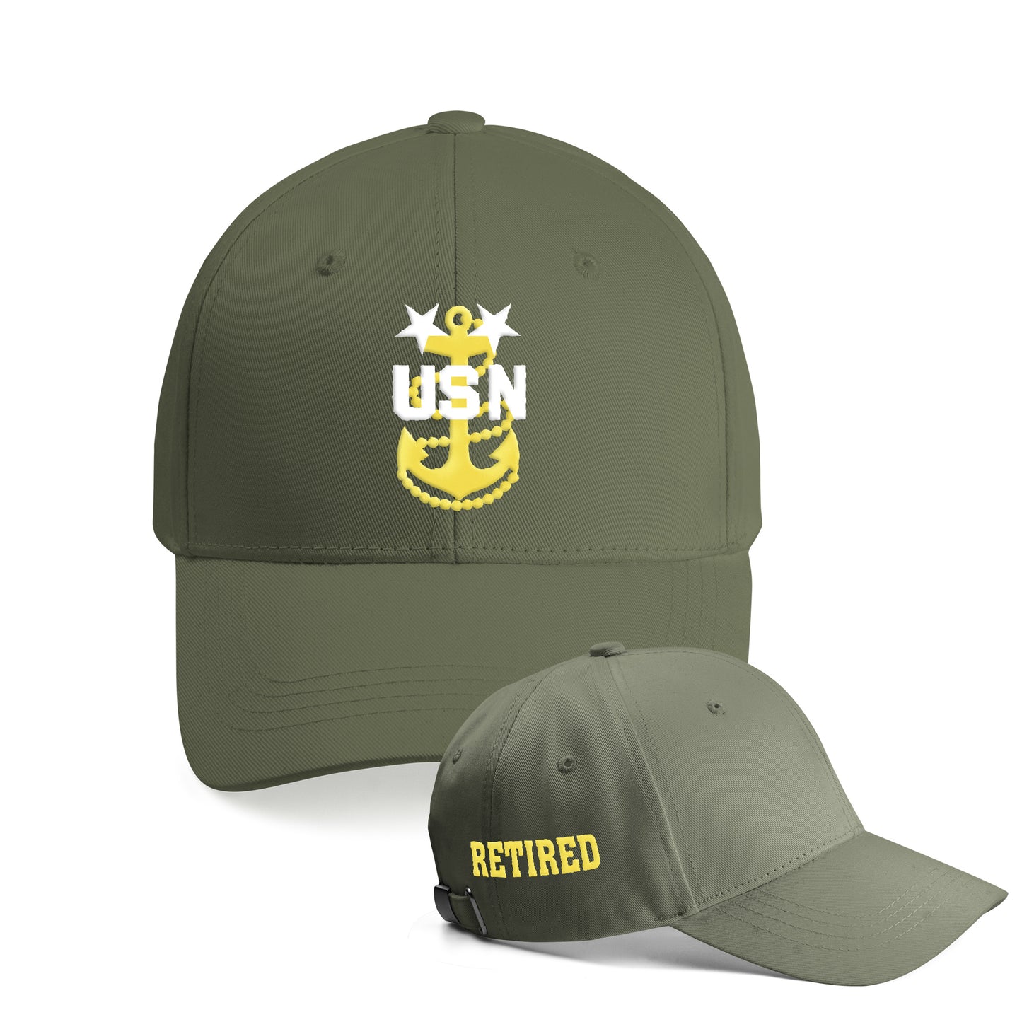 US Master Chief Retired Chief Embroidered Cap