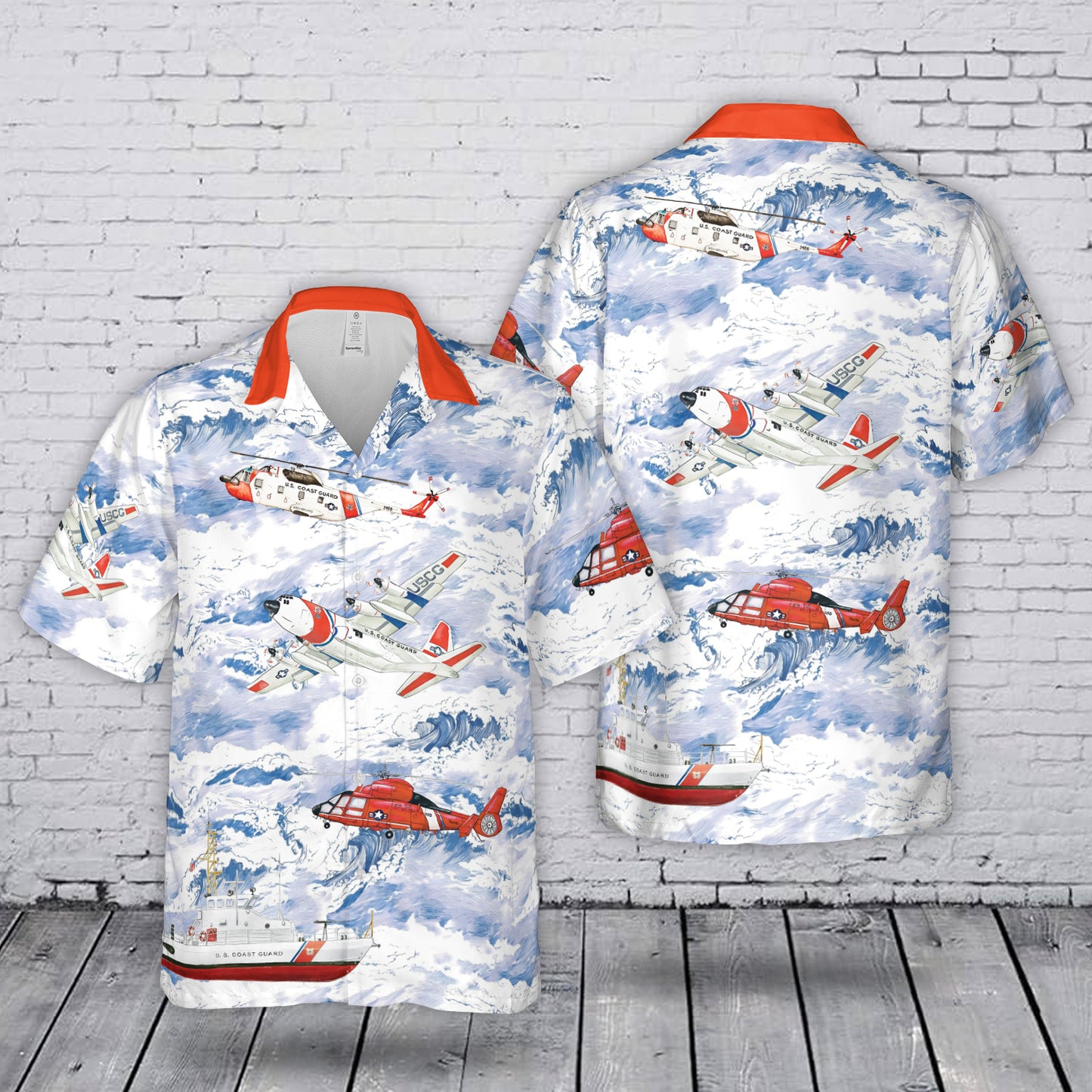 US Coast Guard (USCG) Hawaiian Shirt