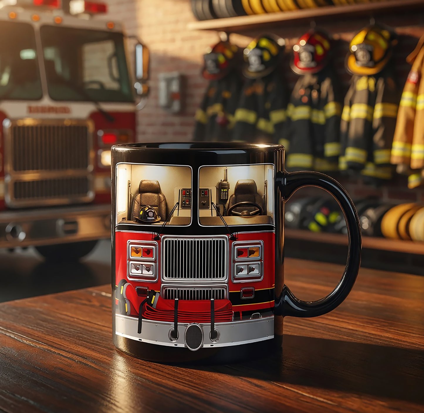 Firefighter Accent Mug