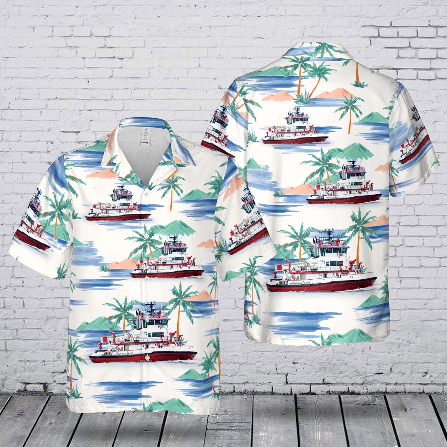 Port of Long Beach Hawaiian Shirt