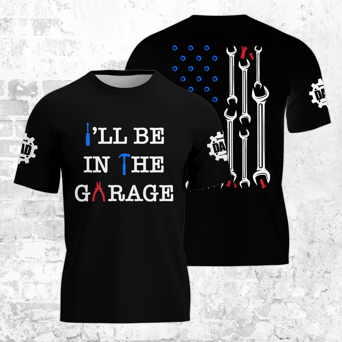 Mechanic Dad Father's Day 3D T-shirt